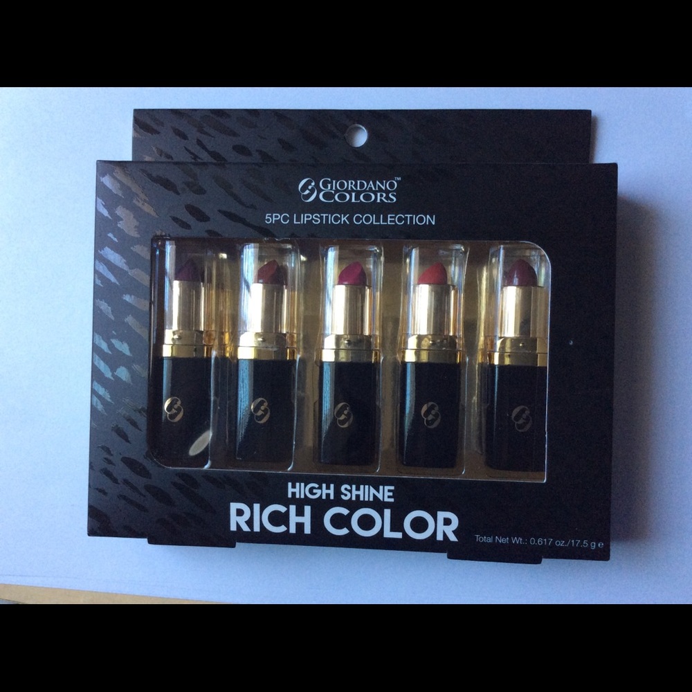 High shine lip colors